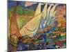 Fishing Boats, Collioure-Andre Derain-Mounted Art Print