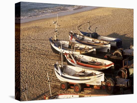 Fishing Boats, Cromer, Norfolk, England, United Kingdom-Charcrit Boonsom-Stretched Canvas