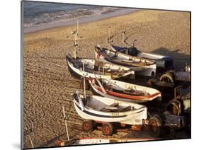 Fishing Boats, Cromer, Norfolk, England, United Kingdom-Charcrit Boonsom-Mounted Photographic Print