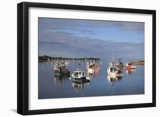 Fishing Boats, Harbor, Chatham, Cape Cod, Massachusetts, New England, Usa-Wendy Connett-Framed Photographic Print