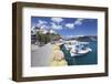 Fishing Boats, Harbour, Agia Galini, South Coast, Crete, Greek Islands, Greece, Europe-Markus Lange-Framed Photographic Print