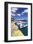 Fishing Boats, Harbour, Agia Galini, South Coast, Crete, Greek Islands, Greece, Europe-Markus Lange-Framed Photographic Print