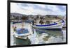 Fishing boats, harbour, Kos Town, Kos, Dodecanese, Greek Islands, Greece, Europe-Eleanor Scriven-Framed Photographic Print