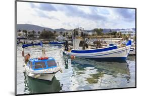 Fishing boats, harbour, Kos Town, Kos, Dodecanese, Greek Islands, Greece, Europe-Eleanor Scriven-Mounted Photographic Print