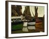 Fishing Boats, Honfleur, 1866-Claude Monet-Framed Giclee Print