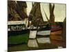 Fishing Boats, Honfleur, 1866-Claude Monet-Mounted Giclee Print