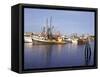 Fishing Boats, Hyannis Port, Cape Cod, Massachusetts, New England, USA-Walter Rawlings-Framed Stretched Canvas