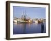 Fishing Boats, Hyannis Port, Cape Cod, Massachusetts, New England, USA-Walter Rawlings-Framed Photographic Print