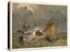 Fishing Boats in a Storm-null-Stretched Canvas