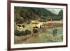 Fishing Boats in Capri-Albert Bierstadt-Framed Premium Giclee Print