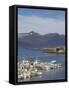 Fishing Boats in Djupivogur Harbour, East Area, Iceland, Polar Regions-Neale Clarke-Framed Stretched Canvas