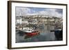 Fishing Boats in Fishing Harbour, Mevagissey, Cornwall, England, United Kingdom, Europe-Stuart Black-Framed Photographic Print