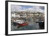 Fishing Boats in Fishing Harbour, Mevagissey, Cornwall, England, United Kingdom, Europe-Stuart Black-Framed Photographic Print