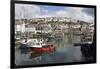 Fishing Boats in Fishing Harbour, Mevagissey, Cornwall, England, United Kingdom, Europe-Stuart Black-Framed Premium Photographic Print