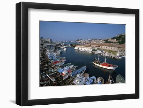 Fishing Boats in Harbor-Vittoriano Rastelli-Framed Photographic Print