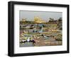 Fishing Boats in Harbour, Coastal Area of Vizhinjam, Trivandrum, Kerala, India-Balan Madhavan-Framed Photographic Print