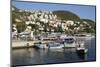 Fishing Boats in Harbour, Kas, Lycia-Stuart Black-Mounted Photographic Print