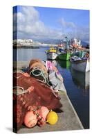 Fishing Boats in Harbour, Ponta Delgada Port, Sao Miguel Island, Azores, Portugal, Atlantic, Europe-Richard Cummins-Stretched Canvas