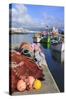 Fishing Boats in Harbour, Ponta Delgada Port, Sao Miguel Island, Azores, Portugal, Atlantic, Europe-Richard Cummins-Stretched Canvas