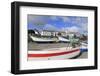 Fishing Boats in Harbour, Ponta Delgada Port, Sao Miguel Island, Azores, Portugal, Atlantic, Europe-Richard Cummins-Framed Photographic Print