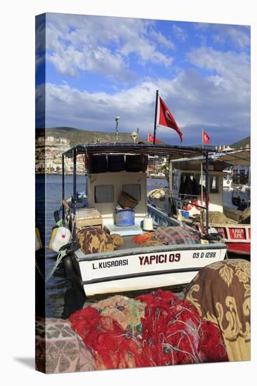 Fishing Boats in Kusadasi, Aydin Province, Anatolia, Turkey, Asia Minor, Eurasia-Richard Cummins-Stretched Canvas