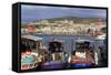 Fishing Boats in Kusadasi, Aydin Province, Anatolia, Turkey, Asia Minor, Eurasia-Richard Cummins-Framed Stretched Canvas