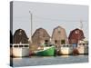 Fishing Boats in Malpeque Harbour, Malpeque, Prince Edward Island, Canada, North America-Michael DeFreitas-Stretched Canvas