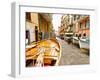 Fishing Boats in Manarola, Cinque Terre, Tuscany, Italy-Richard Duval-Framed Photographic Print