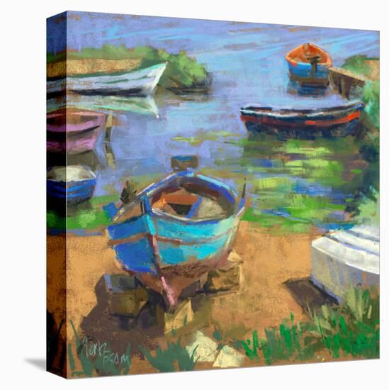Fishing Boats in Marsala-Nancie King Mertz-Stretched Canvas