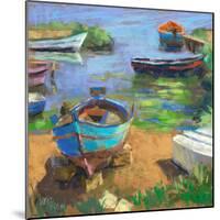 Fishing Boats in Marsala-Nancie King Mertz-Mounted Art Print