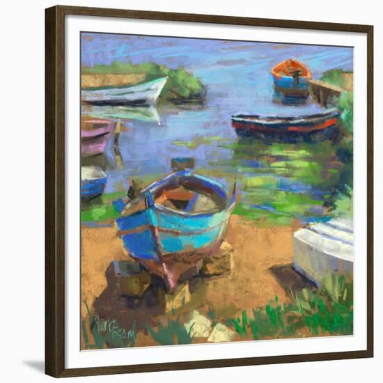 Fishing Boats in Marsala-Nancie King Mertz-Framed Premium Giclee Print