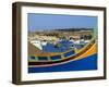 Fishing Boats in Marsaxlokk Harbour, Malta, Europe-Guy Thouvenin-Framed Photographic Print