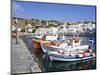 Fishing Boats in Mykonos Town, Island of Mykonos, Cyclades, Greek Islands, Greece, Europe-Richard Cummins-Mounted Photographic Print