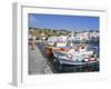 Fishing Boats in Mykonos Town, Island of Mykonos, Cyclades, Greek Islands, Greece, Europe-Richard Cummins-Framed Photographic Print