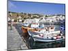 Fishing Boats in Mykonos Town, Island of Mykonos, Cyclades, Greek Islands, Greece, Europe-Richard Cummins-Mounted Photographic Print