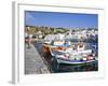 Fishing Boats in Mykonos Town, Island of Mykonos, Cyclades, Greek Islands, Greece, Europe-Richard Cummins-Framed Photographic Print