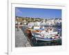 Fishing Boats in Mykonos Town, Island of Mykonos, Cyclades, Greek Islands, Greece, Europe-Richard Cummins-Framed Photographic Print