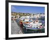 Fishing Boats in Mykonos Town, Island of Mykonos, Cyclades, Greek Islands, Greece, Europe-Richard Cummins-Framed Photographic Print