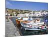 Fishing Boats in Mykonos Town, Island of Mykonos, Cyclades, Greek Islands, Greece, Europe-Richard Cummins-Mounted Photographic Print