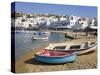 Fishing Boats in Mykonos Town, Island of Mykonos, Cyclades, Greek Islands, Greece, Europe-Richard Cummins-Stretched Canvas