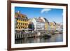 Fishing Boats in Nyhavn, 17th Century Waterfront, Copenhagen, Denmark, Scandinavia, Europe-Michael Runkel-Framed Photographic Print