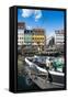 Fishing Boats in Nyhavn, 17th Century Waterfront, Copenhagen, Denmark, Scandinavia, Europe-Michael Runkel-Framed Stretched Canvas