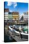 Fishing Boats in Nyhavn, 17th Century Waterfront, Copenhagen, Denmark, Scandinavia, Europe-Michael Runkel-Stretched Canvas