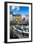 Fishing Boats in Nyhavn, 17th Century Waterfront, Copenhagen, Denmark, Scandinavia, Europe-Michael Runkel-Framed Photographic Print