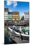 Fishing Boats in Nyhavn, 17th Century Waterfront, Copenhagen, Denmark, Scandinavia, Europe-Michael Runkel-Mounted Photographic Print