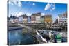 Fishing Boats in Nyhavn, 17th Century Waterfront, Copenhagen, Denmark, Scandinavia, Europe-Michael Runkel-Stretched Canvas