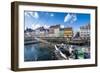 Fishing Boats in Nyhavn, 17th Century Waterfront, Copenhagen, Denmark, Scandinavia, Europe-Michael Runkel-Framed Photographic Print