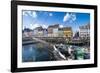 Fishing Boats in Nyhavn, 17th Century Waterfront, Copenhagen, Denmark, Scandinavia, Europe-Michael Runkel-Framed Photographic Print