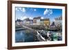 Fishing Boats in Nyhavn, 17th Century Waterfront, Copenhagen, Denmark, Scandinavia, Europe-Michael Runkel-Framed Photographic Print