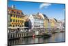 Fishing Boats in Nyhavn, 17th Century Waterfront, Copenhagen, Denmark, Scandinavia, Europe-Michael Runkel-Mounted Photographic Print